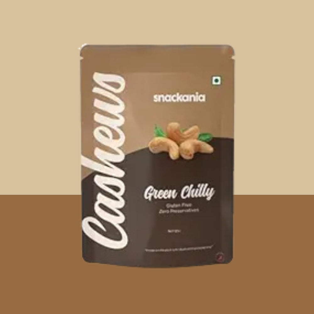 Green Chilli Cashew + Califonia pistachio combo pack