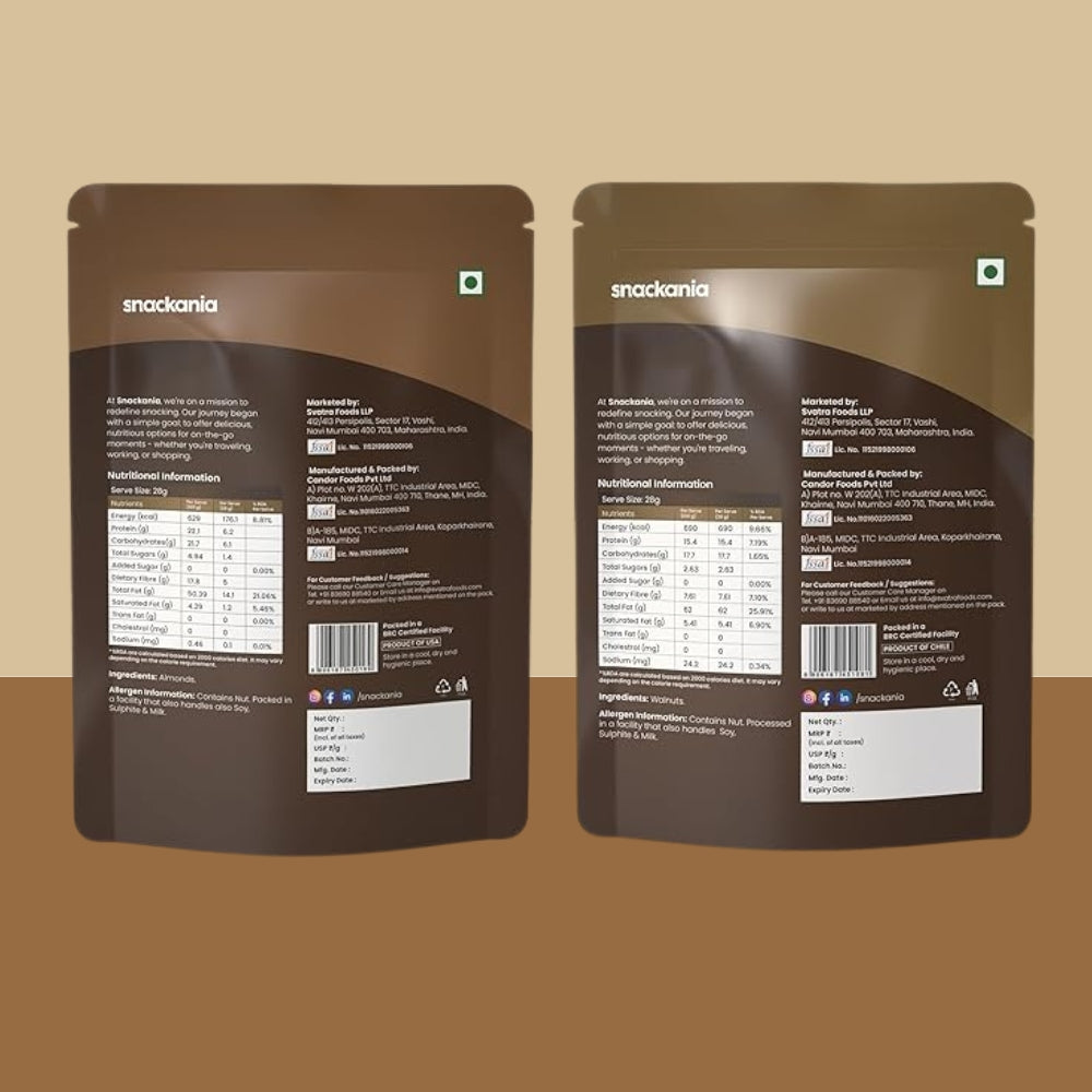 Chile Walnut + Almond combo pack