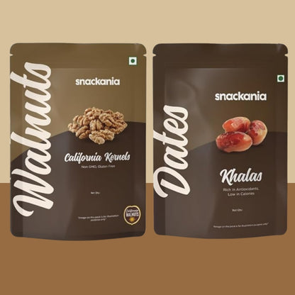 California walnut + Khalas Date combo pack