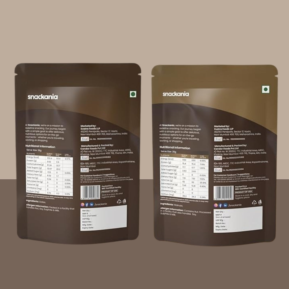 Chile Walnut + Ajwa date combo pack