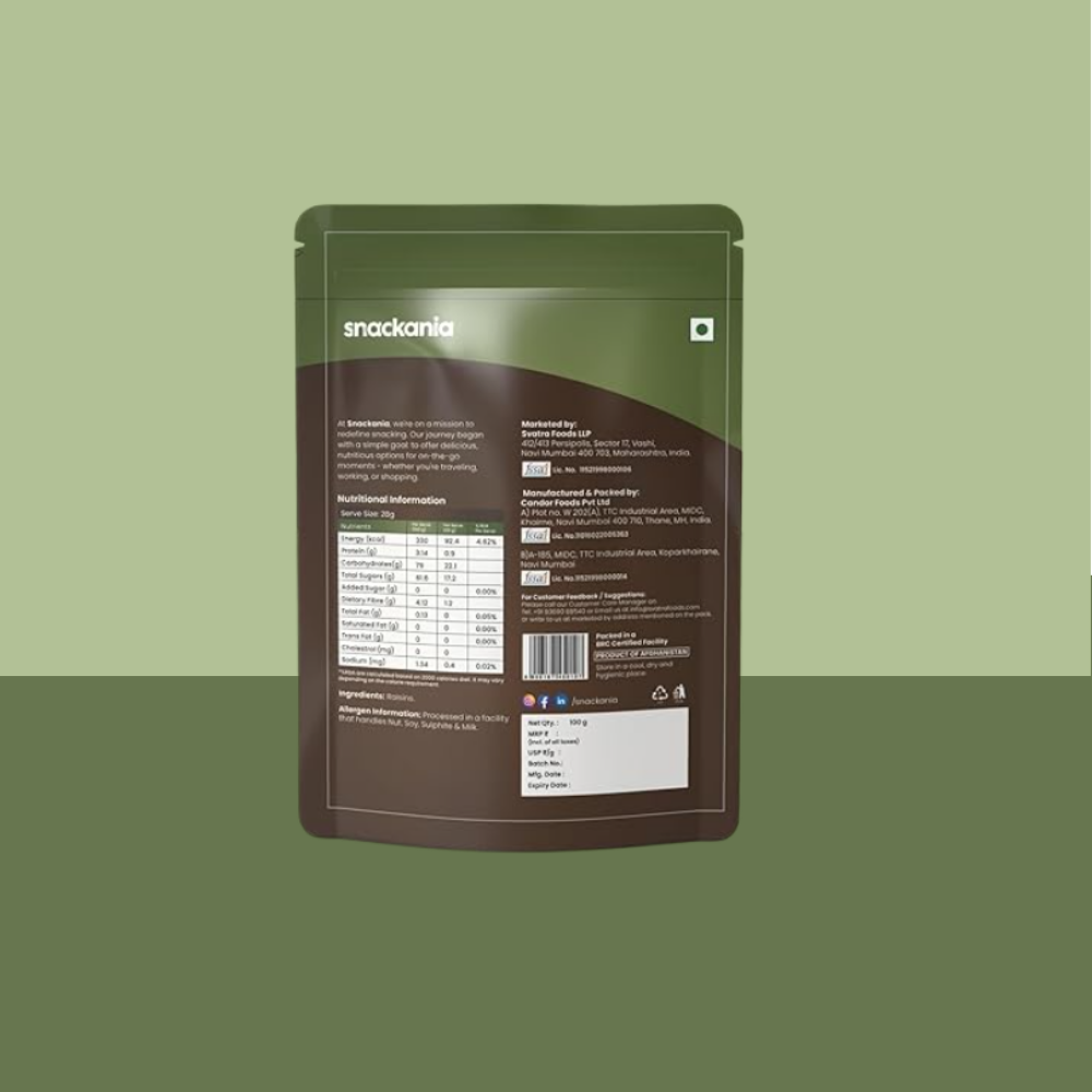 Afghan Green raisins 1+1 combo