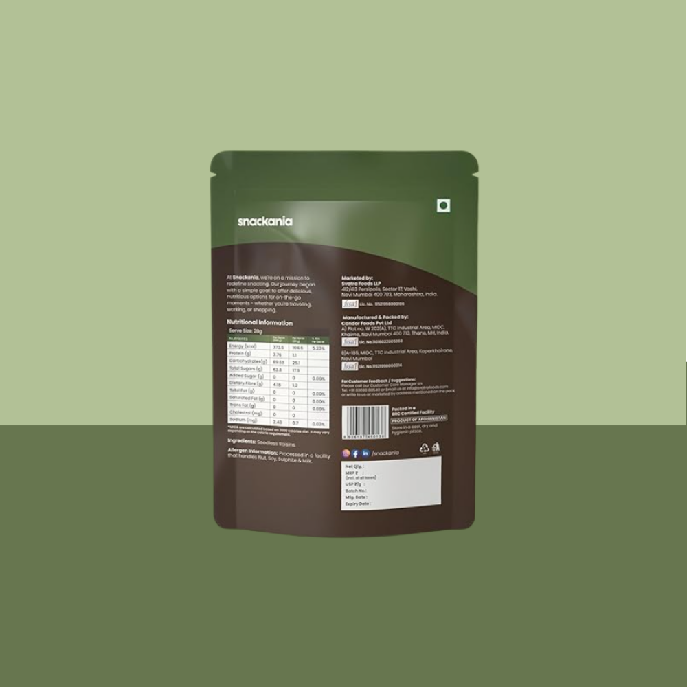 Afghan Black raisins 1+1 Combo